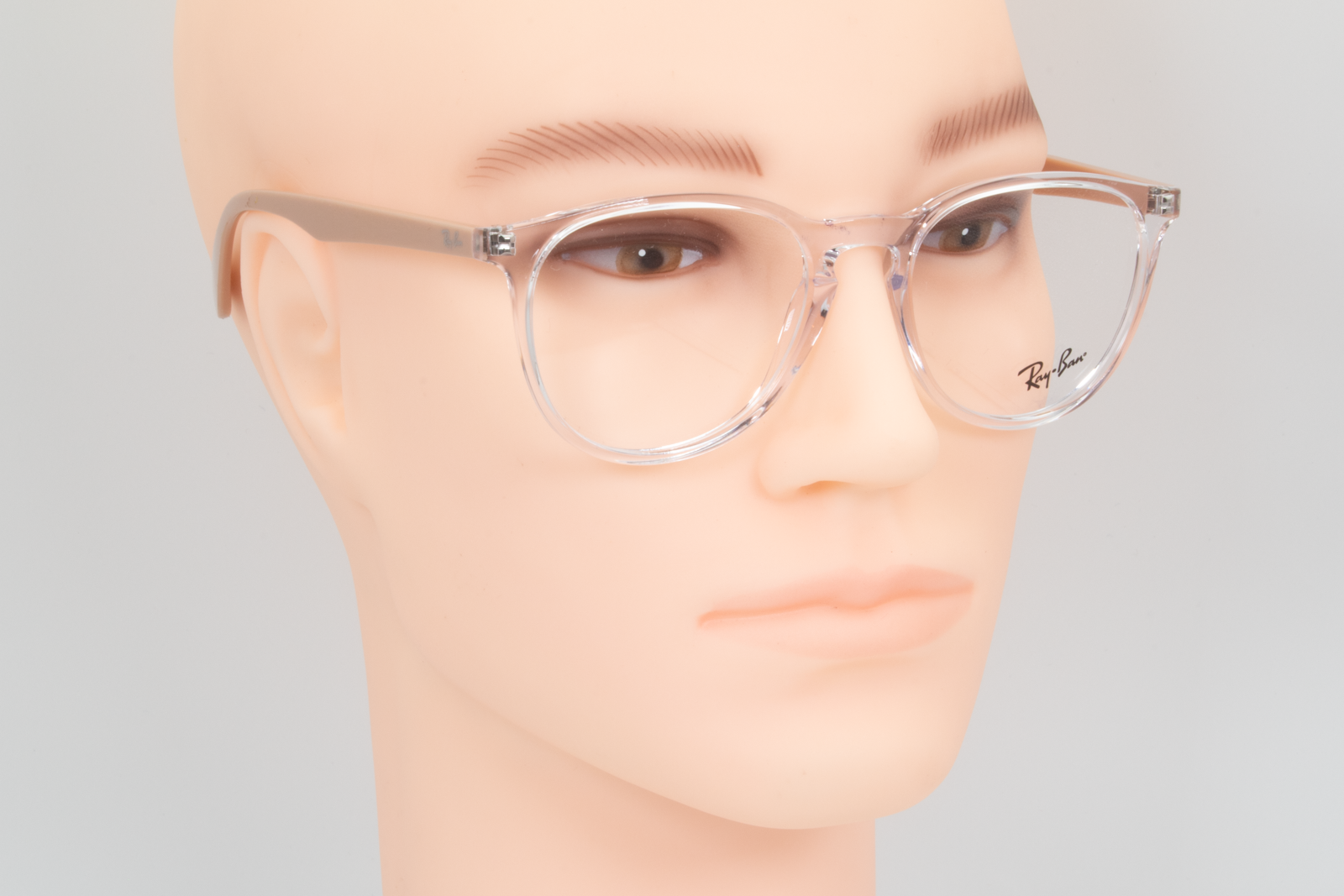 Rayban RB7046 Erika  Unisex Round Glasses Frame Polished Transparent 51mm