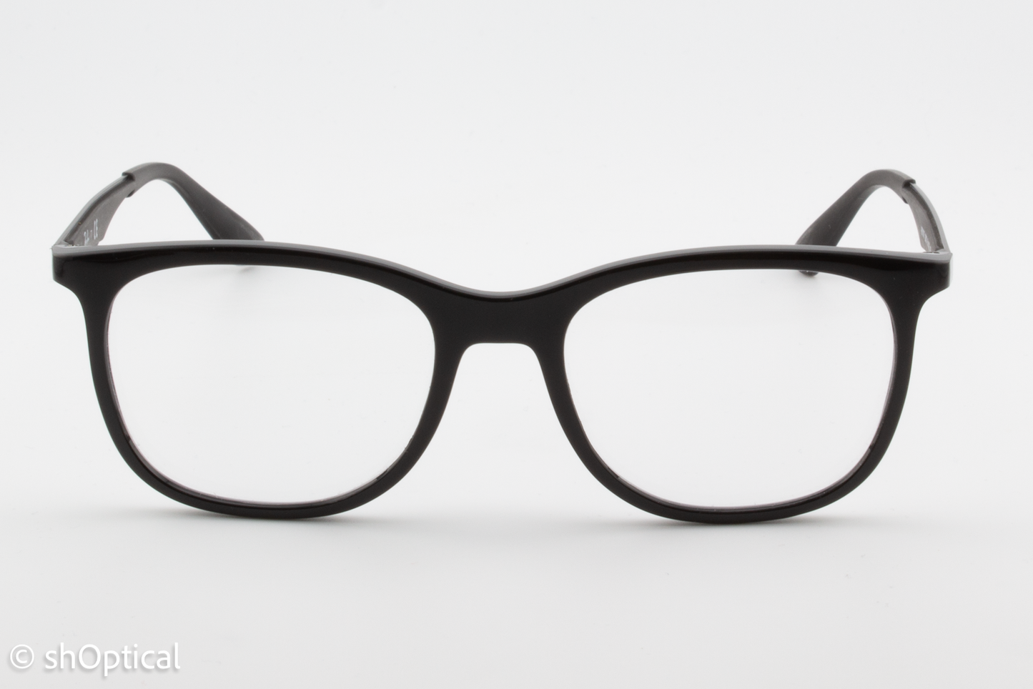 Rayban RB7078  Unisex Square Glasses Frame Shiny Black 51mm