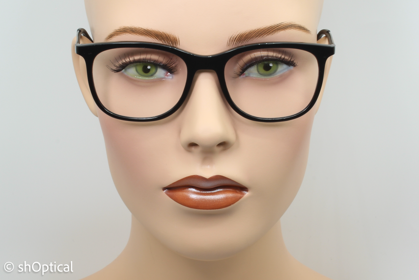 Rayban RB7078  Unisex Square Glasses Frame Shiny Black 51mm