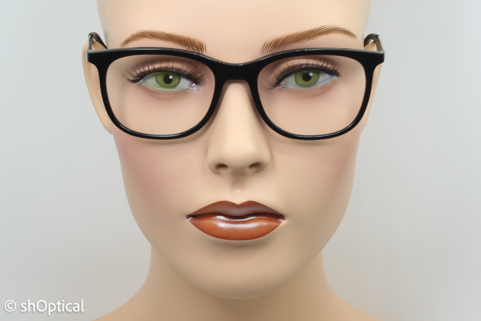 Rayban RB7078  Unisex Square Glasses Frame Shiny Black 51mm