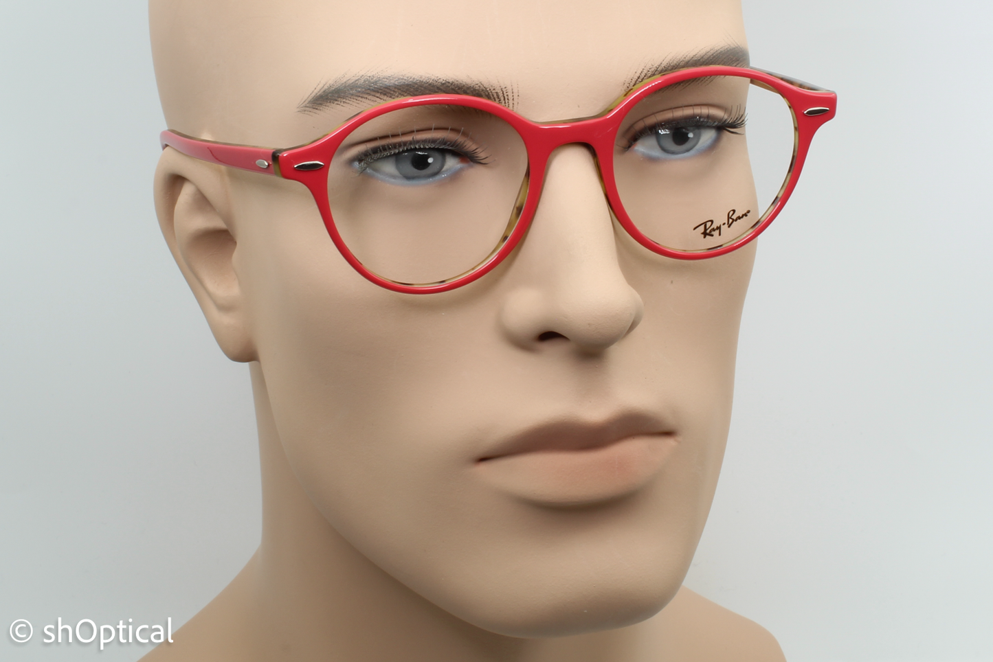 Rayban RB7118  Female Round Glasses Frame Rose/Tortoise 50mm