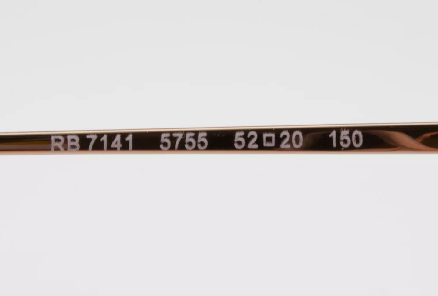 Rayban RB7141  Male Square Glasses Frame Transparent Grey 52mm