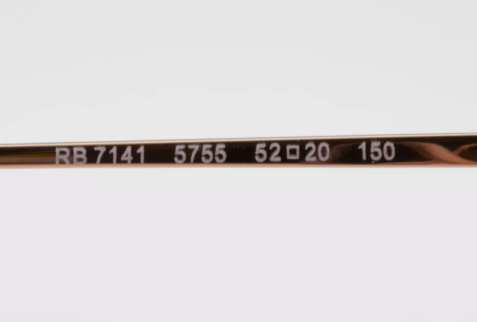 Rayban RB7141  Male Square Glasses Frame Transparent Grey 52mm