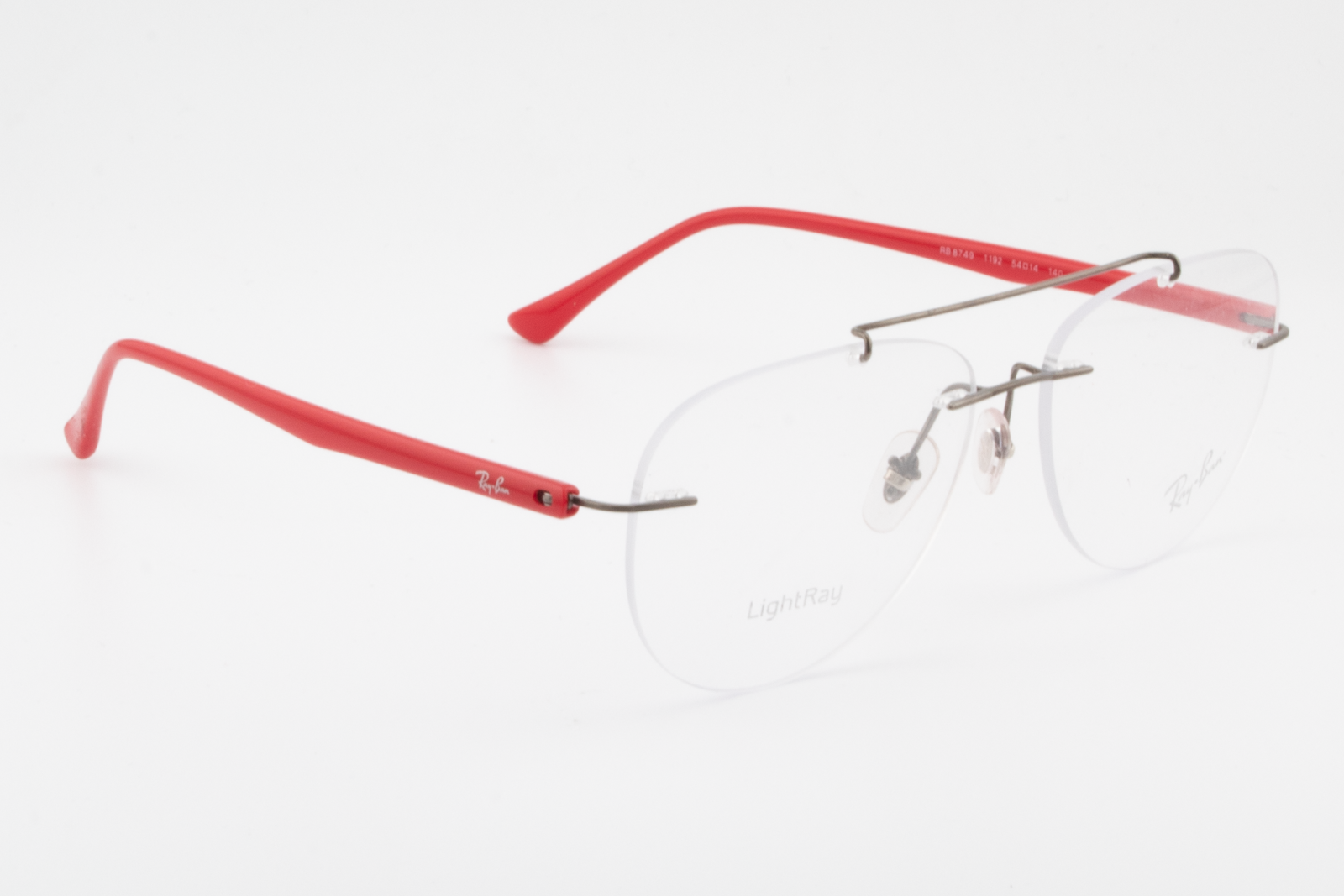 Rayban RB8749  Unisex Aviator Glasses Frame Gunmetal 54mm