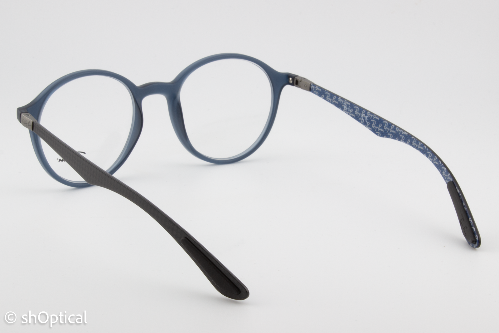 Rayban RB8904  Male Round Glasses Frame Blue and Black 50mm