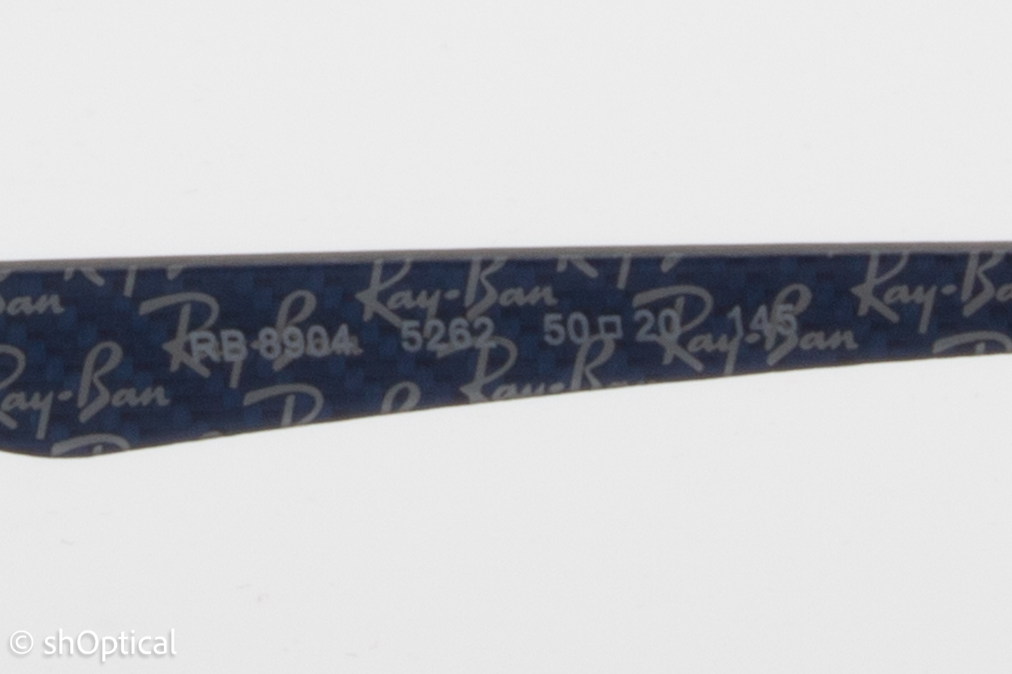 Rayban RB8904  Male Round Glasses Frame Blue and Black 50mm