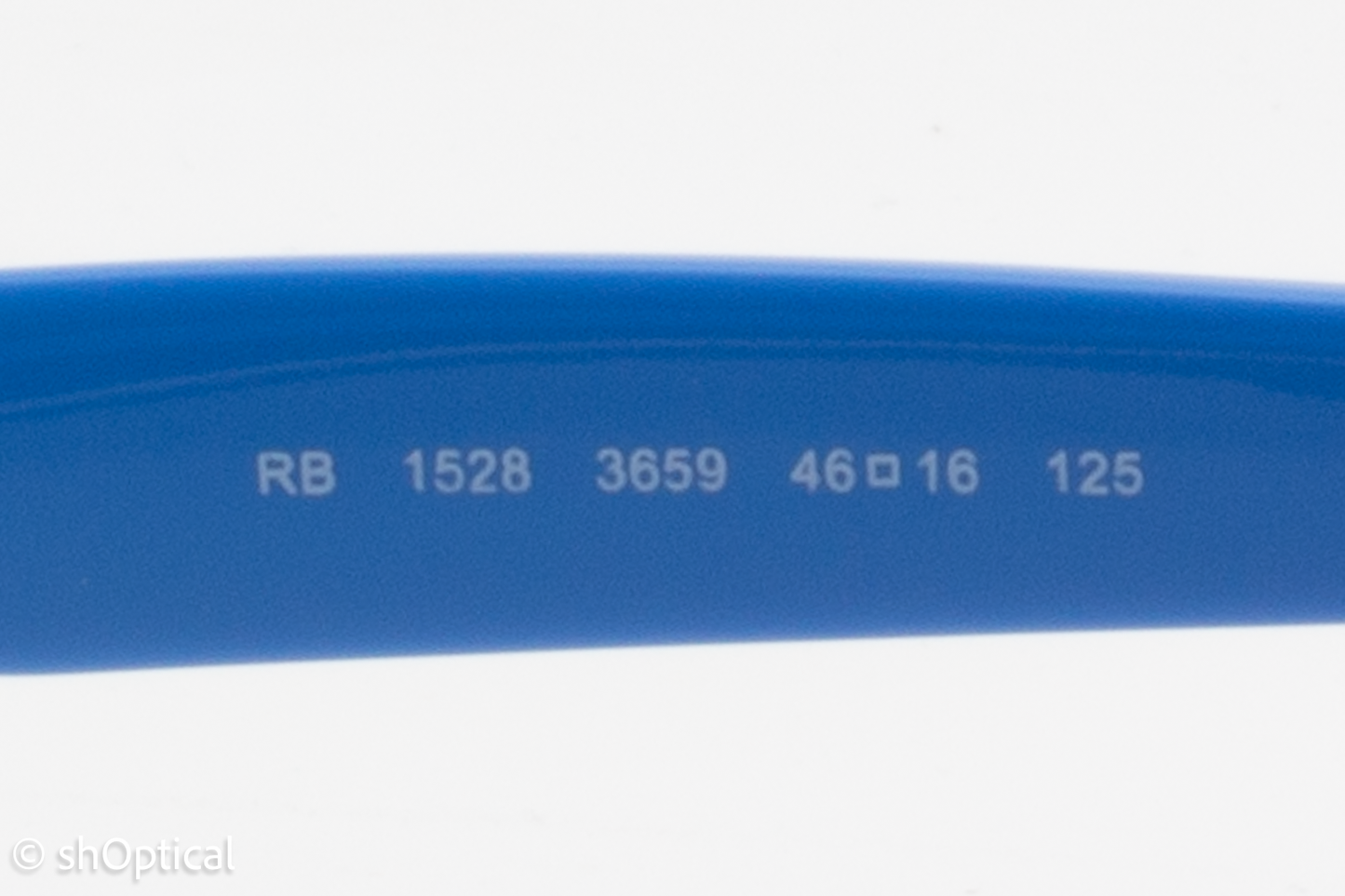 Rayban-J RB1528  Unisex Square Glasses Frame Blue 46mm