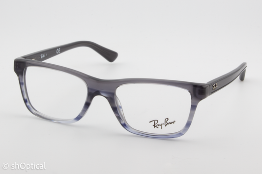 Rayban-J RB1536  Female Square Glasses Frame Grey Blue 46mm