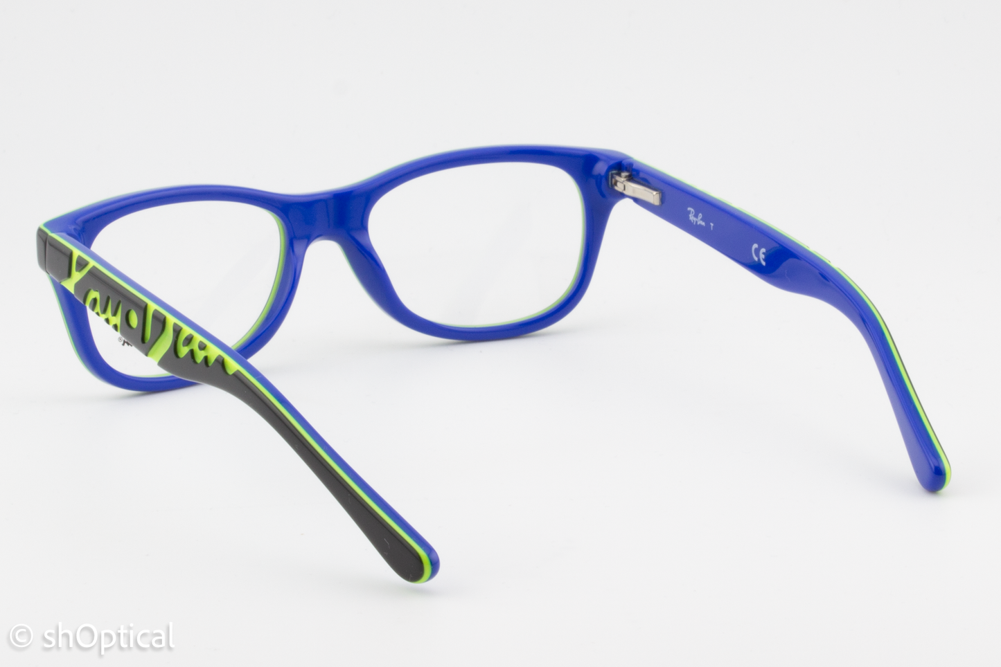 Rayban-J RB1544  Unisex Square Glasses Frame Dark Grey 46mm