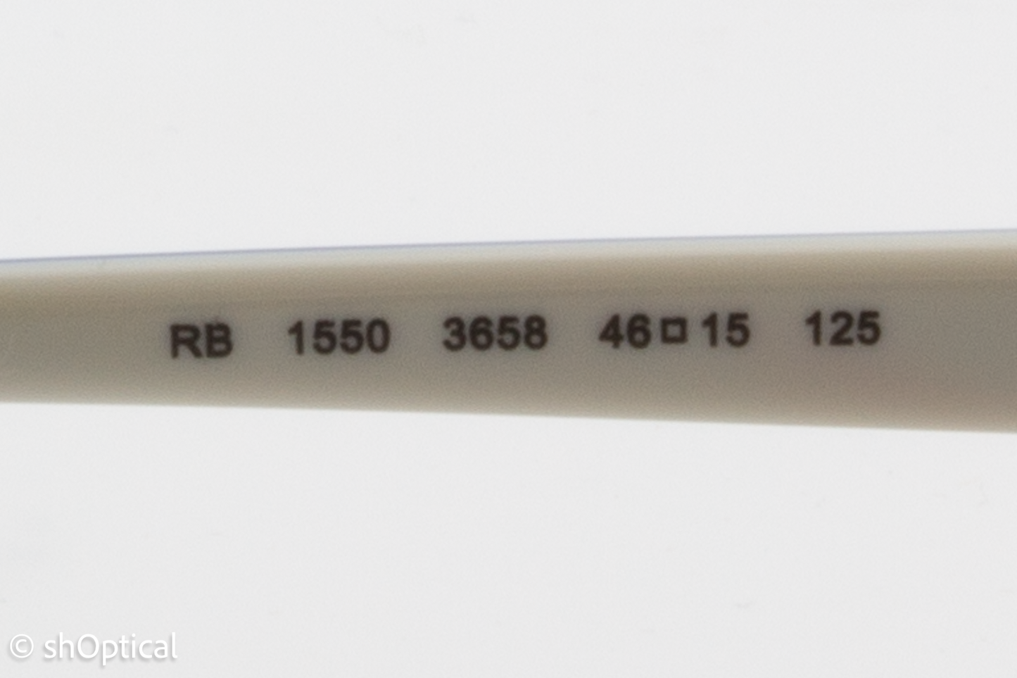 Rayban-J RB1550  Male Rectangular Glasses Frame Grey White 46mm