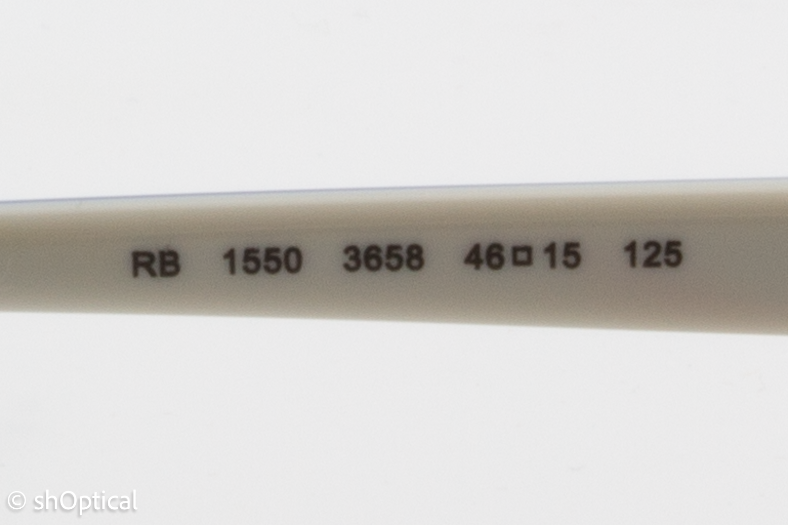 Rayban-J RB1550  Male Rectangular Glasses Frame Grey White 46mm