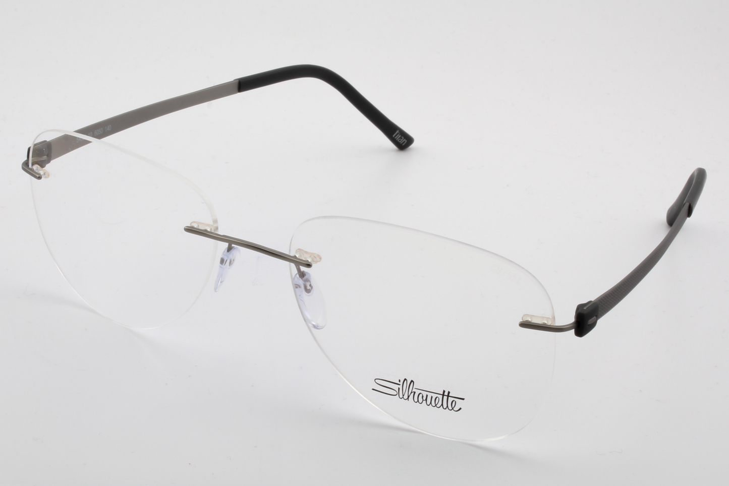 Silhouette 5452 Titan Accent (CM)  Unisex Aviator Glasses Frame Slate 55mm