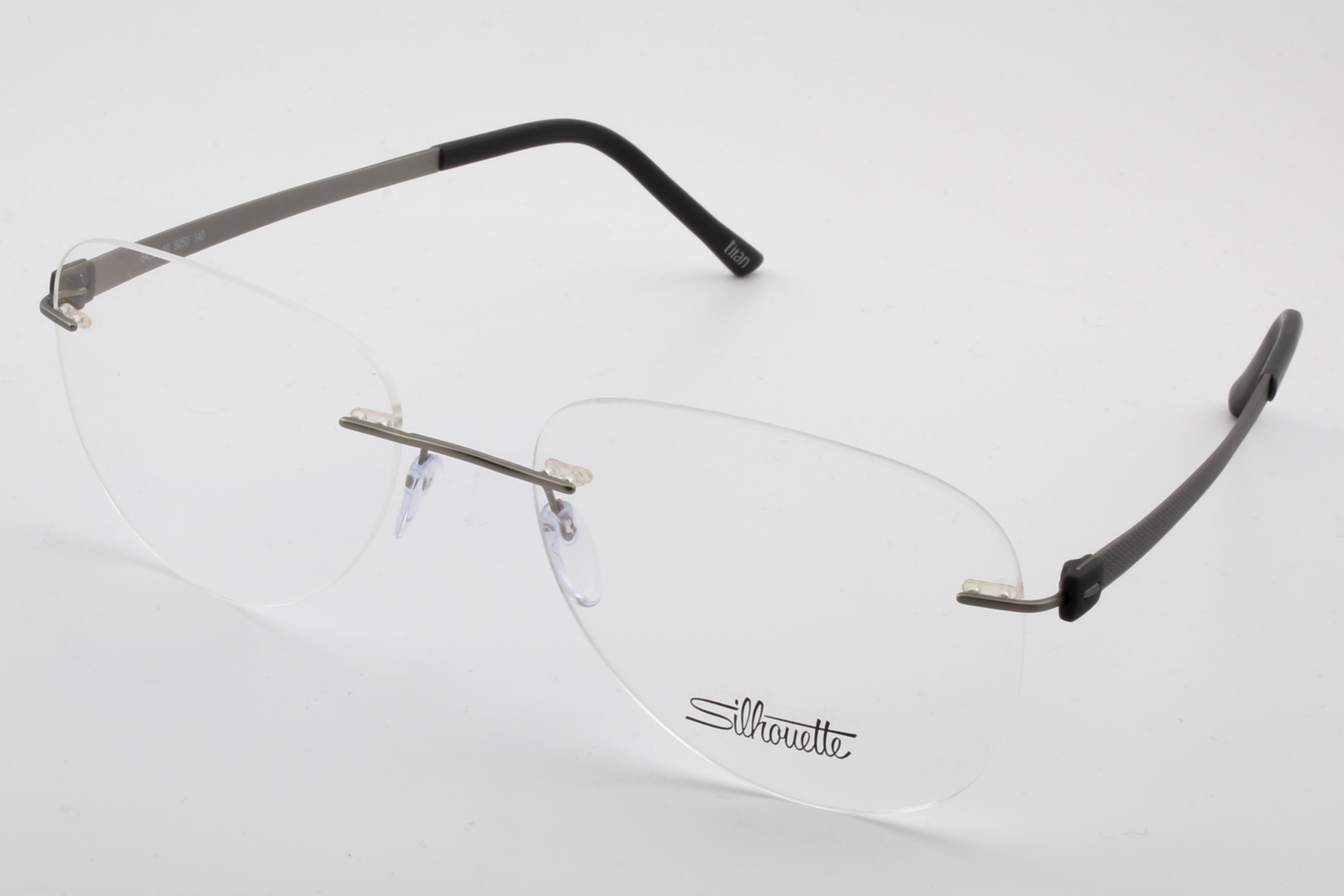 Silhouette 5452 Titan Accent (CM)  Unisex Aviator Glasses Frame Slate 55mm