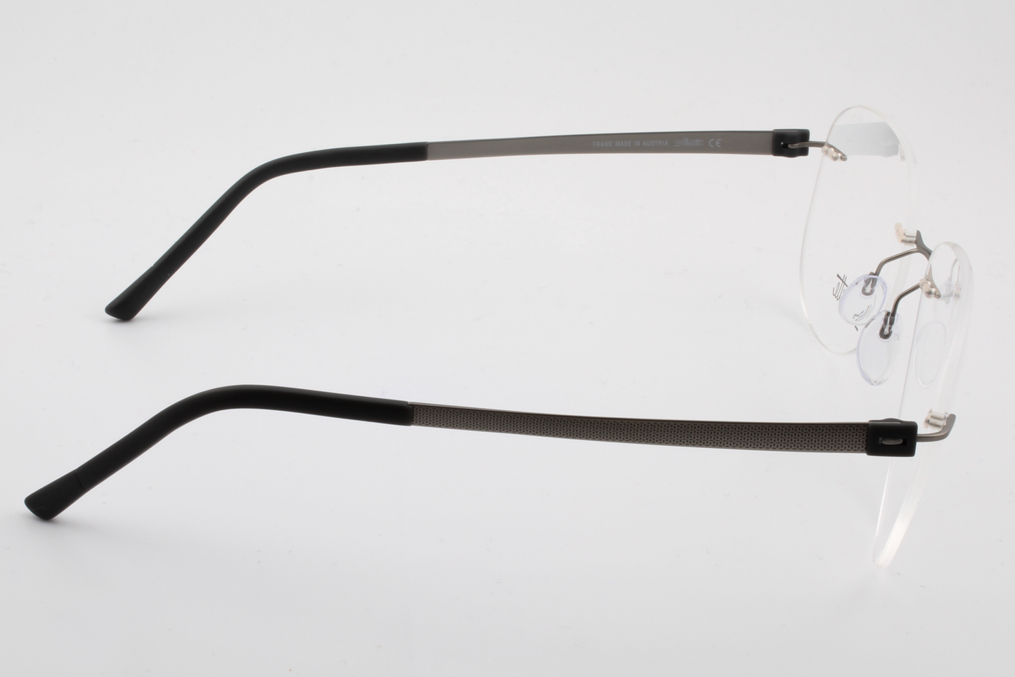 Silhouette 5452 Titan Accent (CM)  Unisex Aviator Glasses Frame Slate 55mm