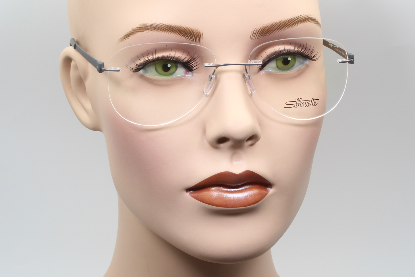 Silhouette 5452 Titan Accent (CM)  Unisex Aviator Glasses Frame Slate 55mm