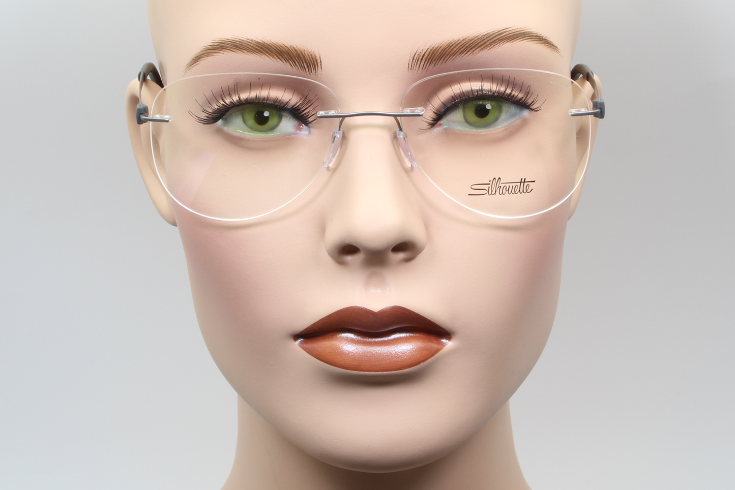 Silhouette 5452 Titan Accent (CM)  Unisex Aviator Glasses Frame Slate 55mm