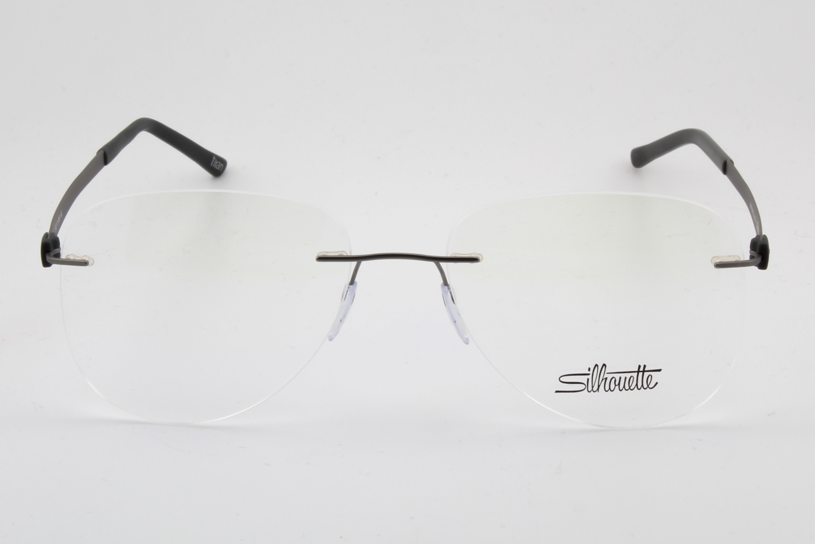 Silhouette 5452 Titan Accent (CM)  Unisex Aviator Glasses Frame Slate 55mm