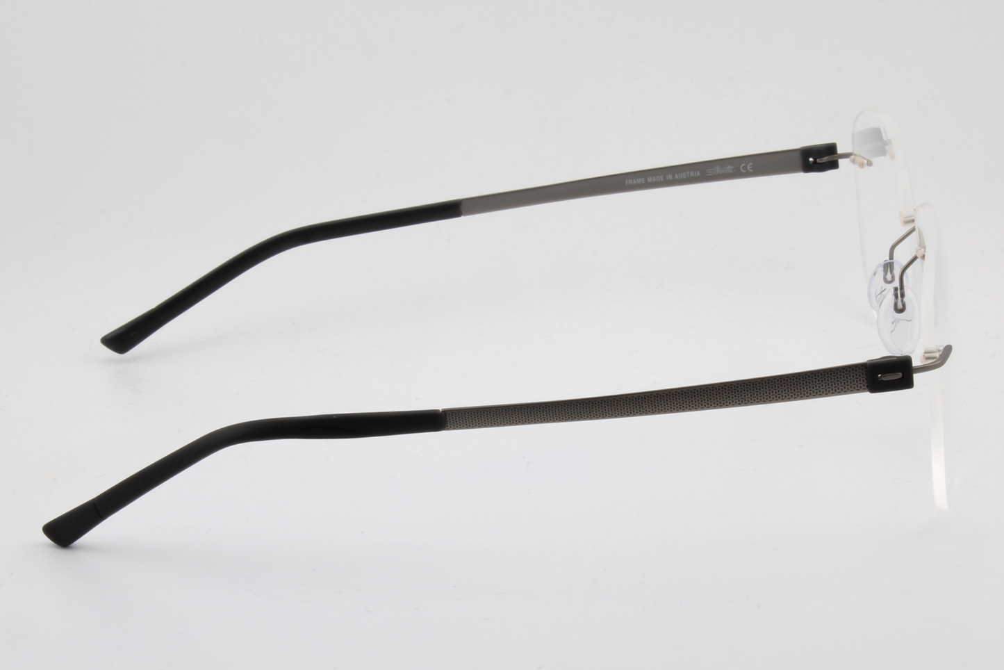 Silhouette 5452 Titan Accent (CM)  Unisex Aviator Glasses Frame Slate 55mm