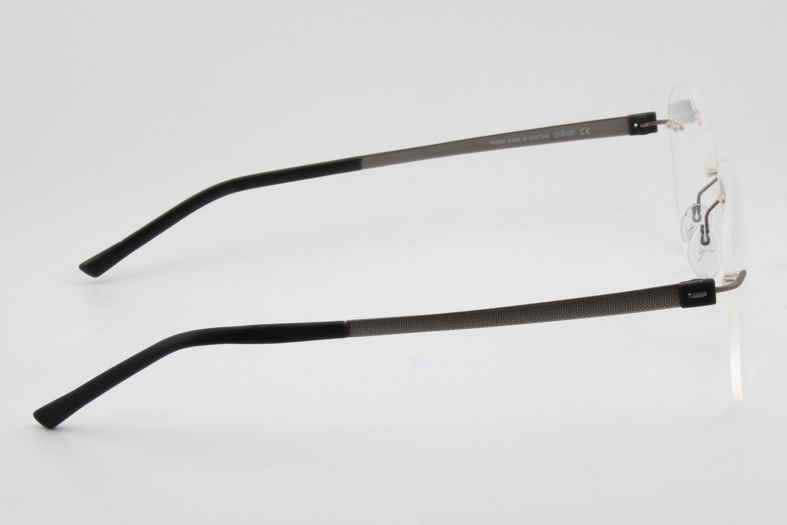 Silhouette 5452 Titan Accent (CM)  Unisex Aviator Glasses Frame Slate 55mm