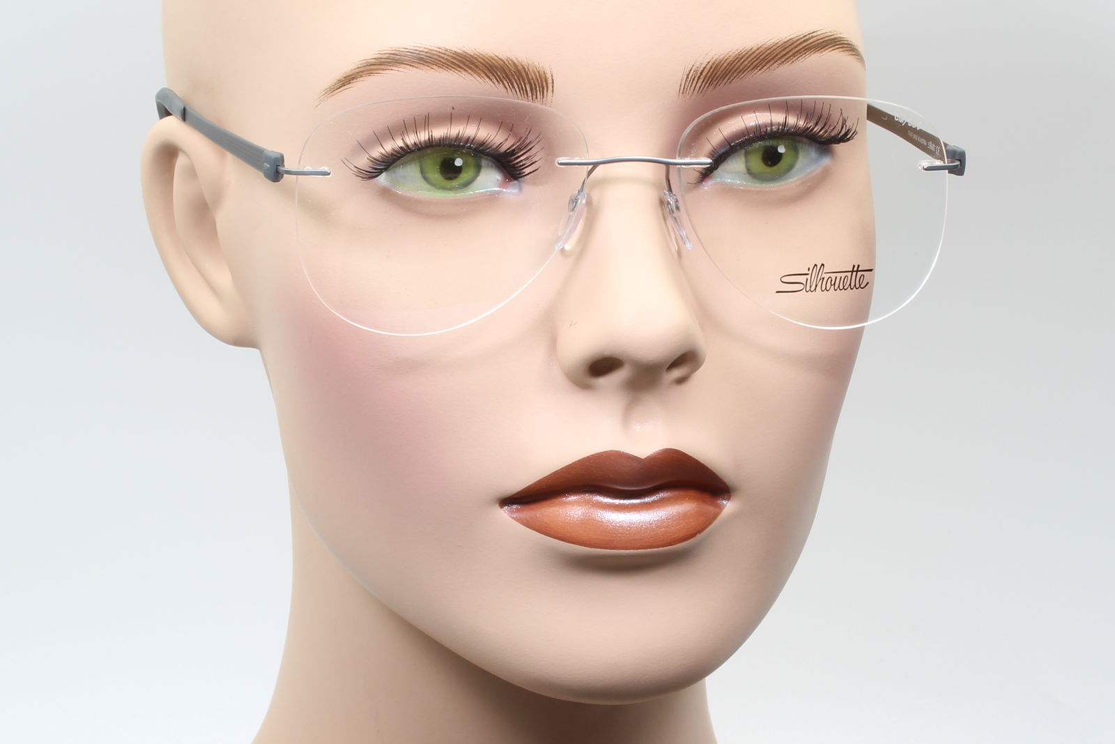 Silhouette 5452 Titan Accent (CM)  Unisex Aviator Glasses Frame Slate 55mm