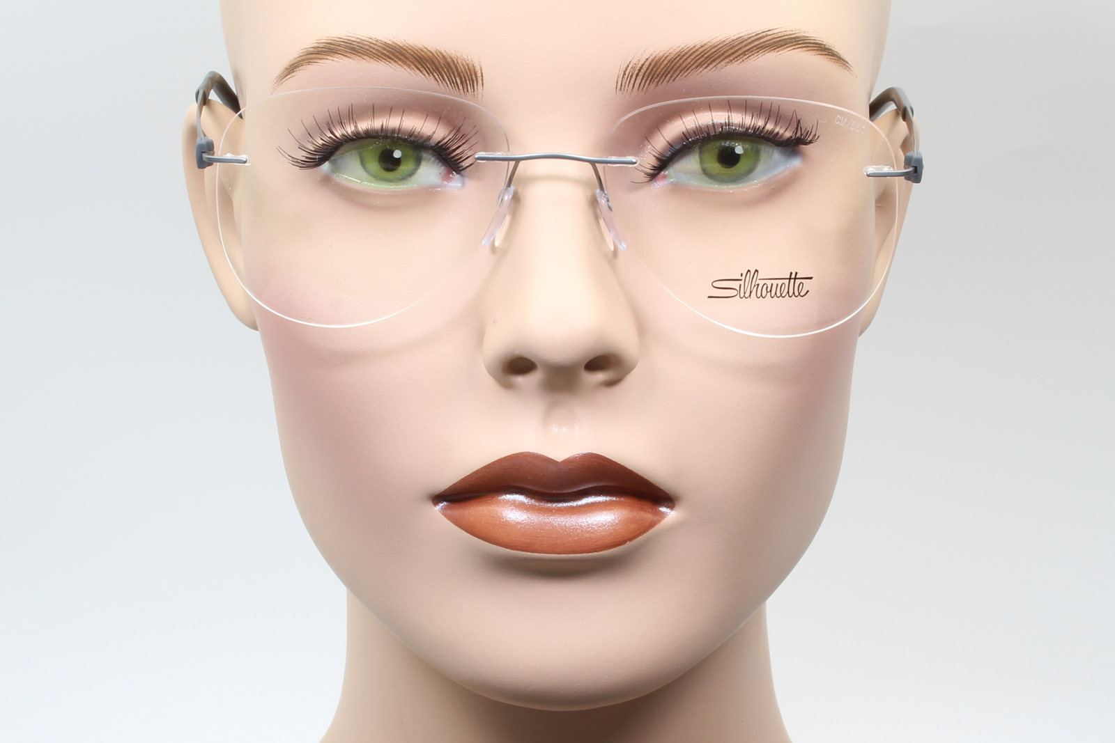 Silhouette 5452 Titan Accent (CM)  Unisex Aviator Glasses Frame Slate 55mm