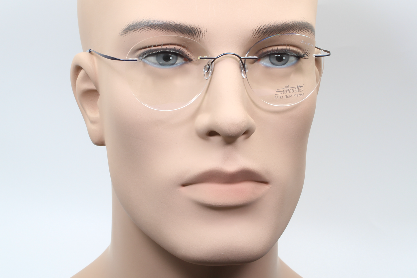 Silhouette 5515 Titan Minimal Art Must Collection 2017 (EP)  Unisex Round Glasses Frame Moonlight Blue 53mm