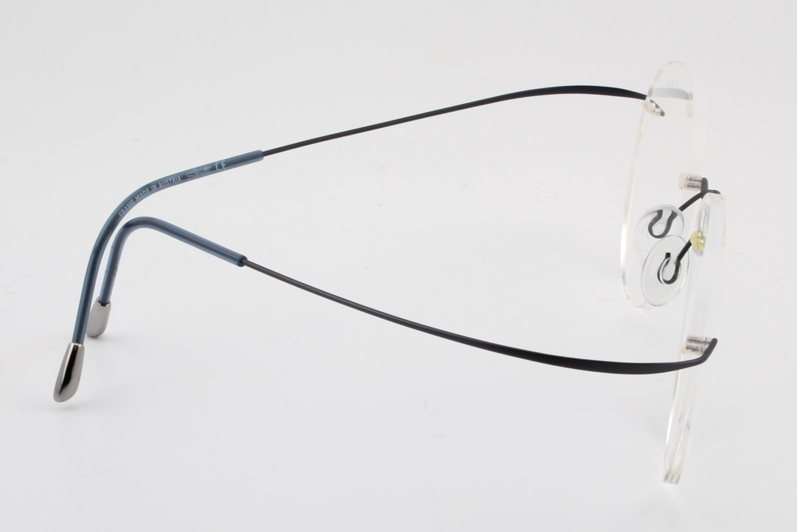 Silhouette 5515 Titan Minimal Art Must Collection 2017 (EP)  Unisex Round Glasses Frame Moonlight Blue 53mm