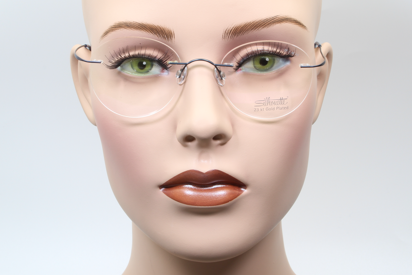 Silhouette 5515 Titan Minimal Art Must Collection 2017 (EP)  Unisex Round Glasses Frame Moonlight Blue 53mm