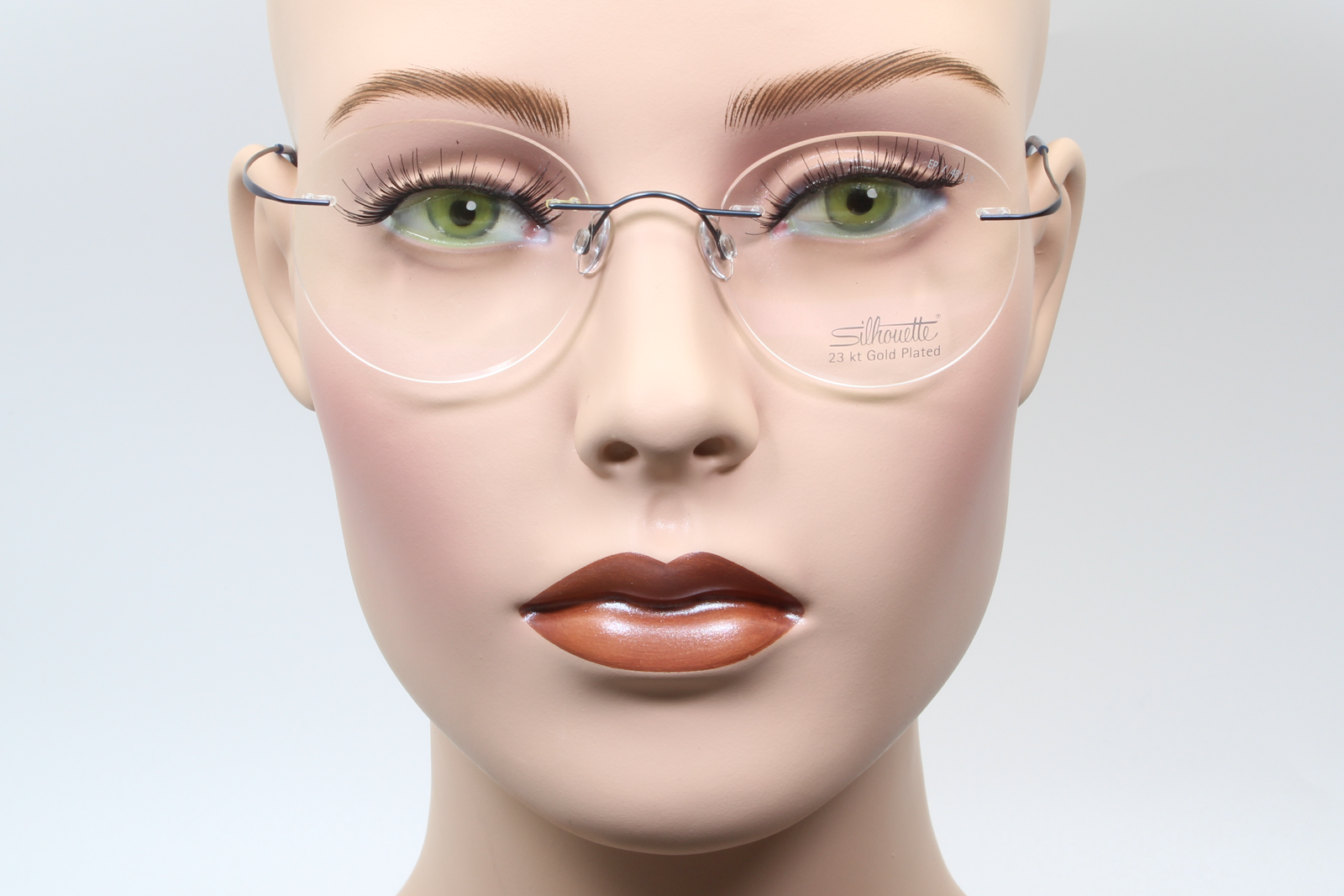 Silhouette 5515 Titan Minimal Art Must Collection 2017 (EP)  Unisex Round Glasses Frame Moonlight Blue 53mm