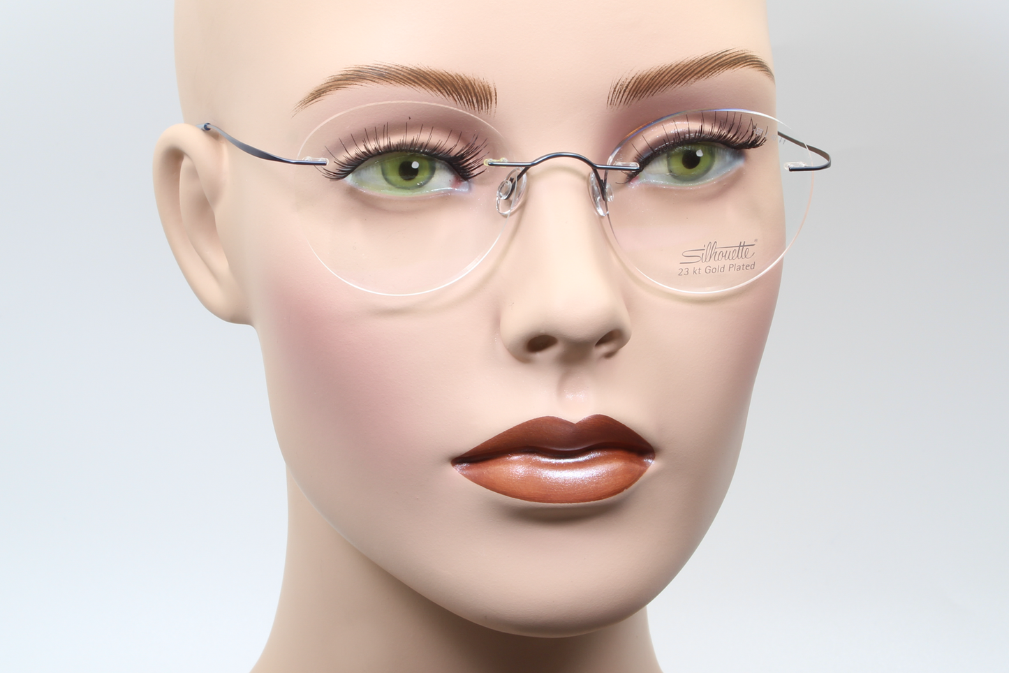 Silhouette 5515 Titan Minimal Art Must Collection 2017 (EP)  Unisex Round Glasses Frame Moonlight Blue 53mm