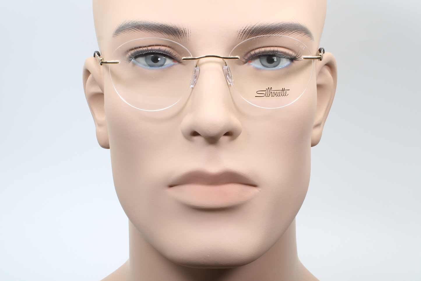 Silhouette 5529 Momentum (EP)  Unisex Round Glasses Frame Golden Dome 48mm