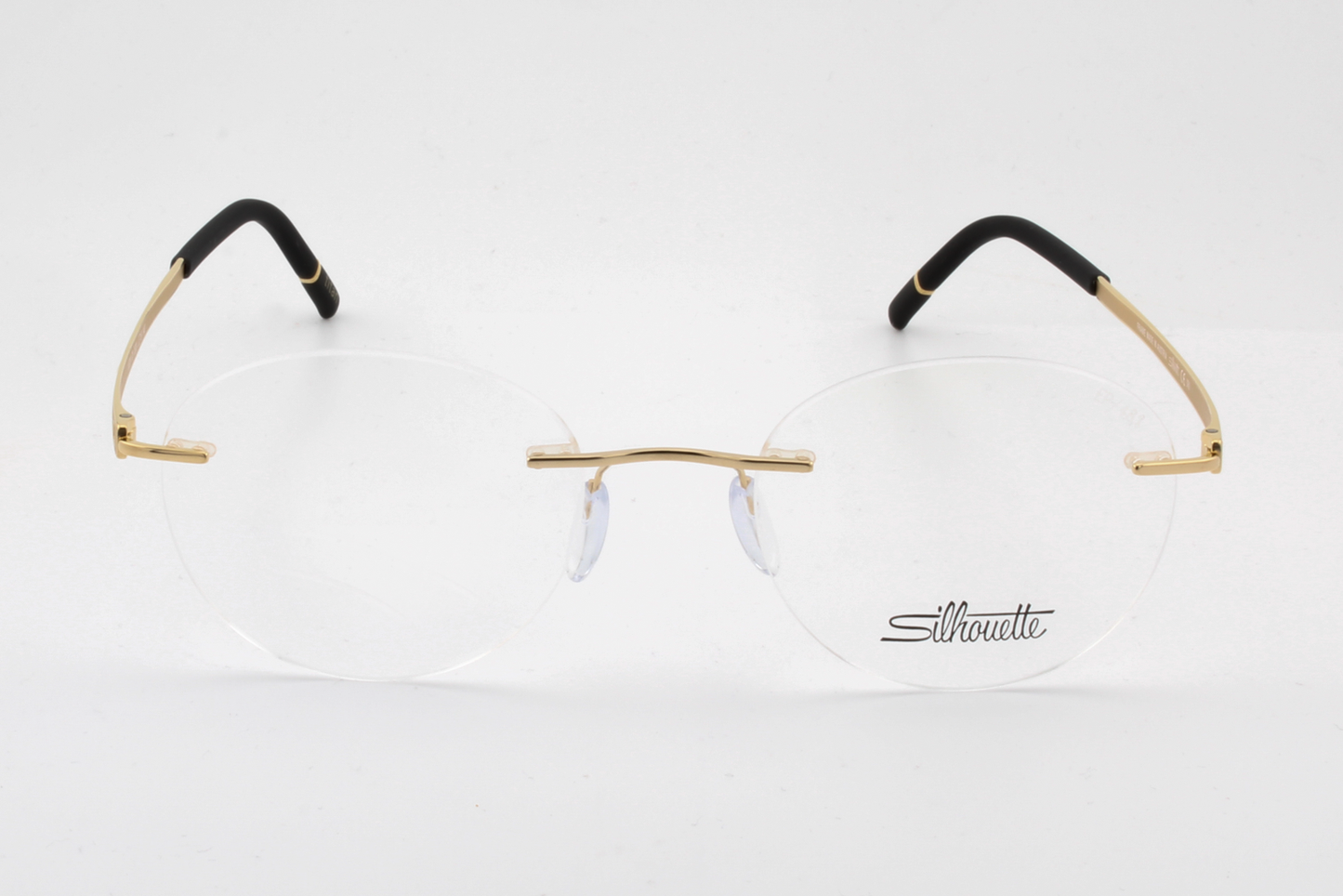 Silhouette 5529 Momentum (EP)  Unisex Round Glasses Frame Golden Dome 48mm