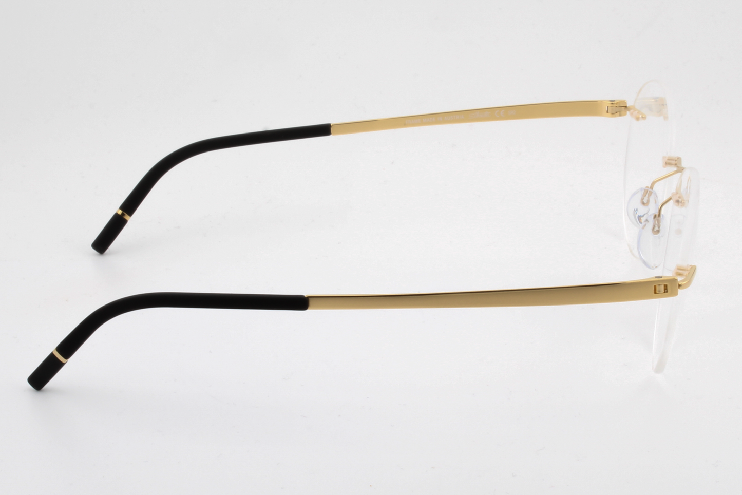 Silhouette 5529 Momentum (EP)  Unisex Round Glasses Frame Golden Dome 48mm