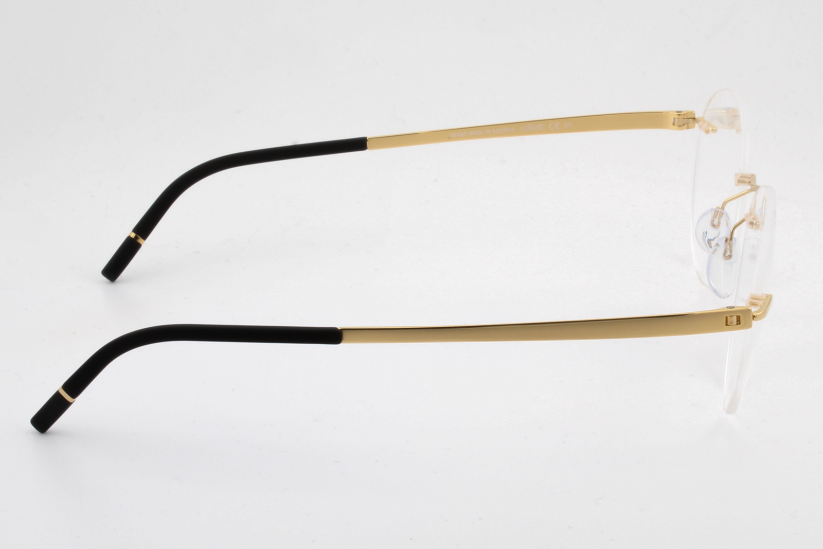 Silhouette 5529 Momentum (EP)  Unisex Round Glasses Frame Golden Dome 48mm