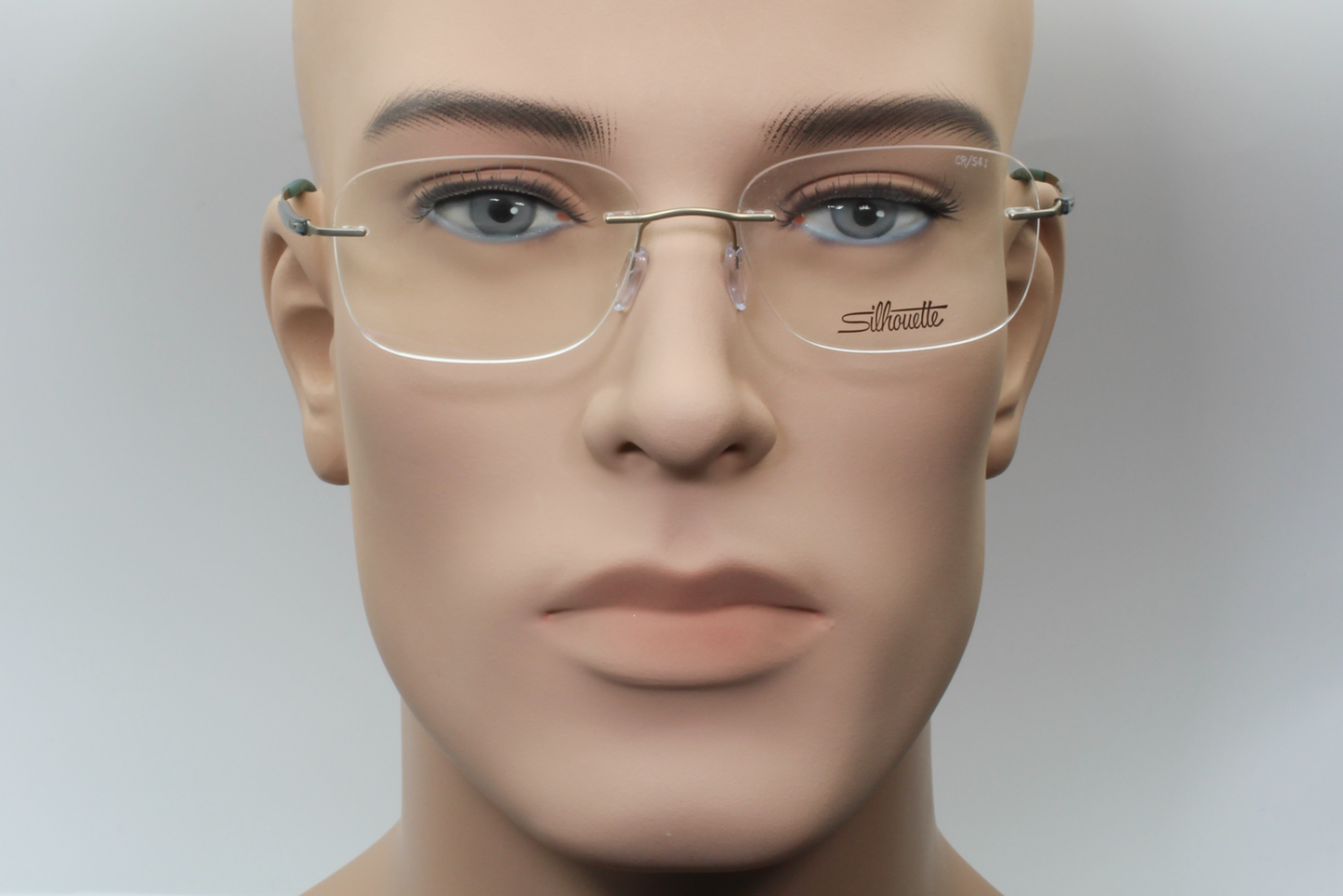 Silhouette 5540 Titan Dynamics Contour (CR)  Unisex Square Glasses Frame Champagne Jungle 54mm