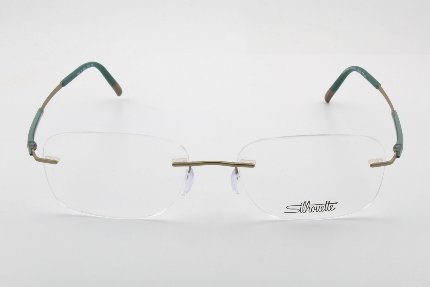 Silhouette 5540 Titan Dynamics Contour (CR)  Unisex Square Glasses Frame Champagne Jungle 54mm