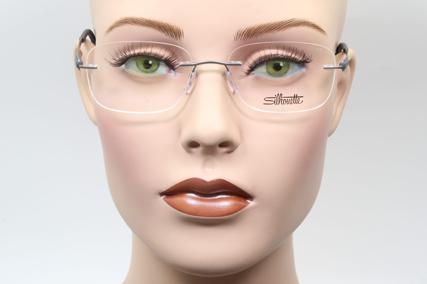 Silhouette 5555 Venture (CR)  Unisex Rectangular Glasses Frame Silver Graphite 52mm