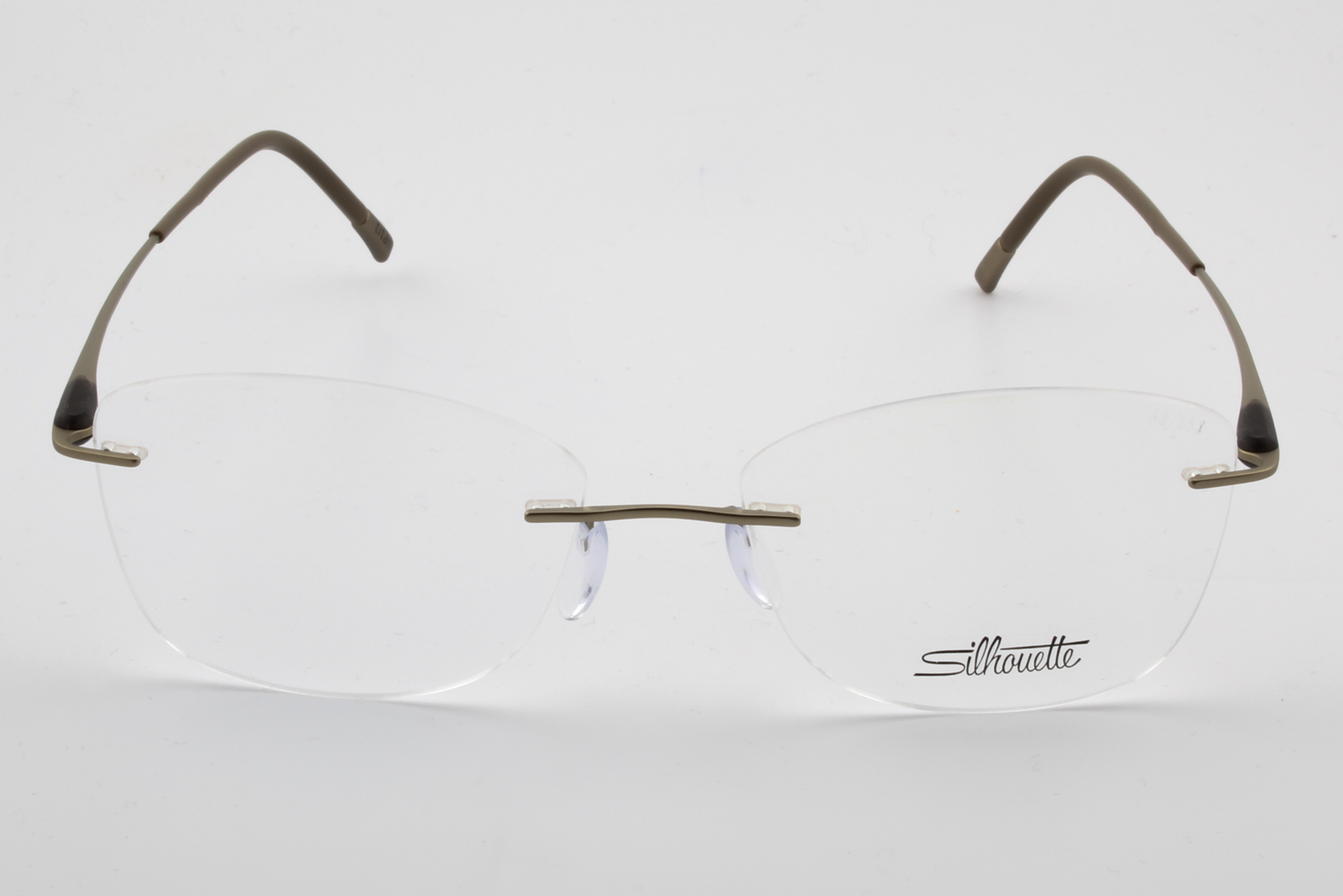 Silhouette 5561 Purist (AW)  Female Butterfly Glasses Frame Restful Olive 55mm