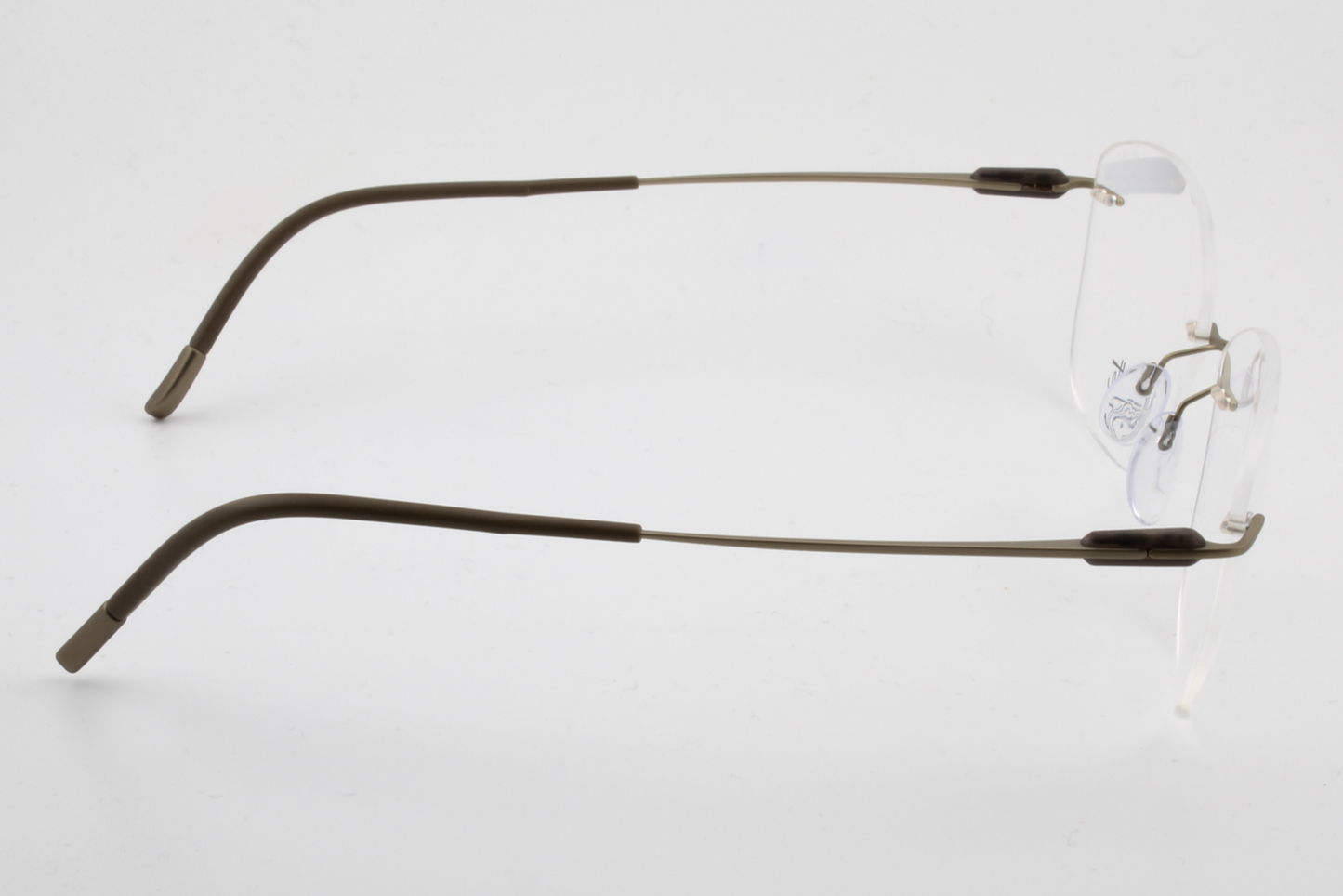 Silhouette 5561 Purist (AW)  Female Butterfly Glasses Frame Restful Olive 55mm