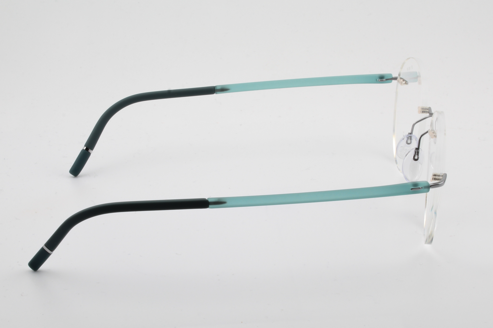 Silhouette 5567 The Wave (EP)  Unisex Round Glasses Frame Silver Ocean 48mm