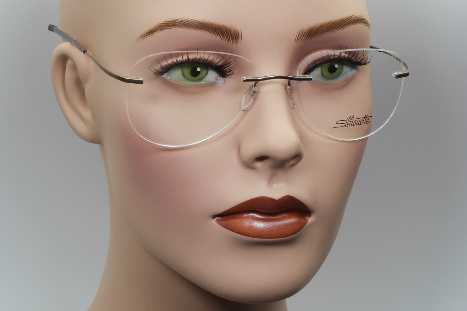 Silhouette 7581 Titan Minimal Art Icon (CM)  Unisex Aviator Glasses Frame Brown Sandstone 55mm