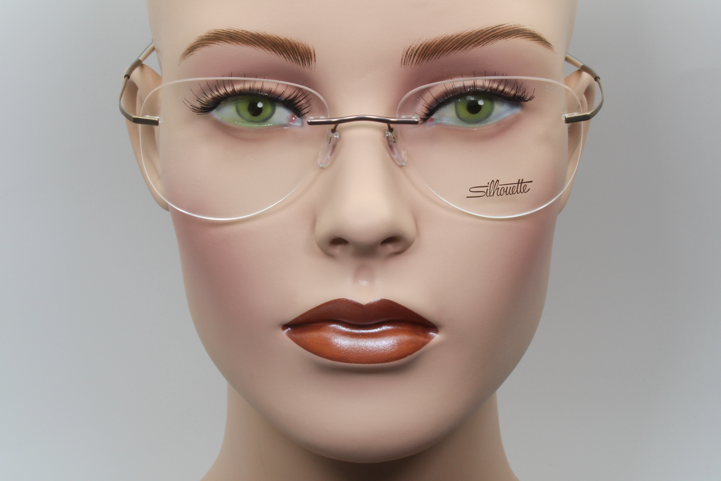 Silhouette 7581 Titan Minimal Art Icon (CM)  Unisex Aviator Glasses Frame Brown Sandstone 55mm