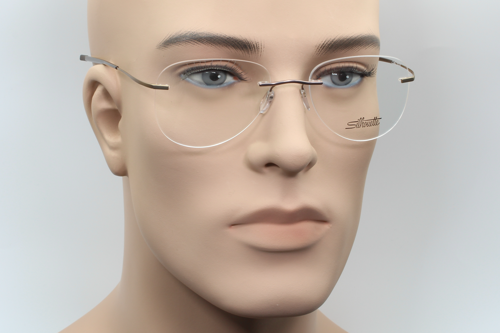 Silhouette 7581 Titan Minimal Art Icon (CM)  Unisex Aviator Glasses Frame Brown Sandstone 55mm