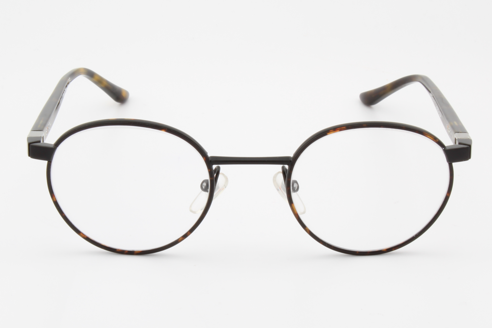 STARCK SH2026J  Male Round Glasses Frame Dark Havana, Tortoise 48mm