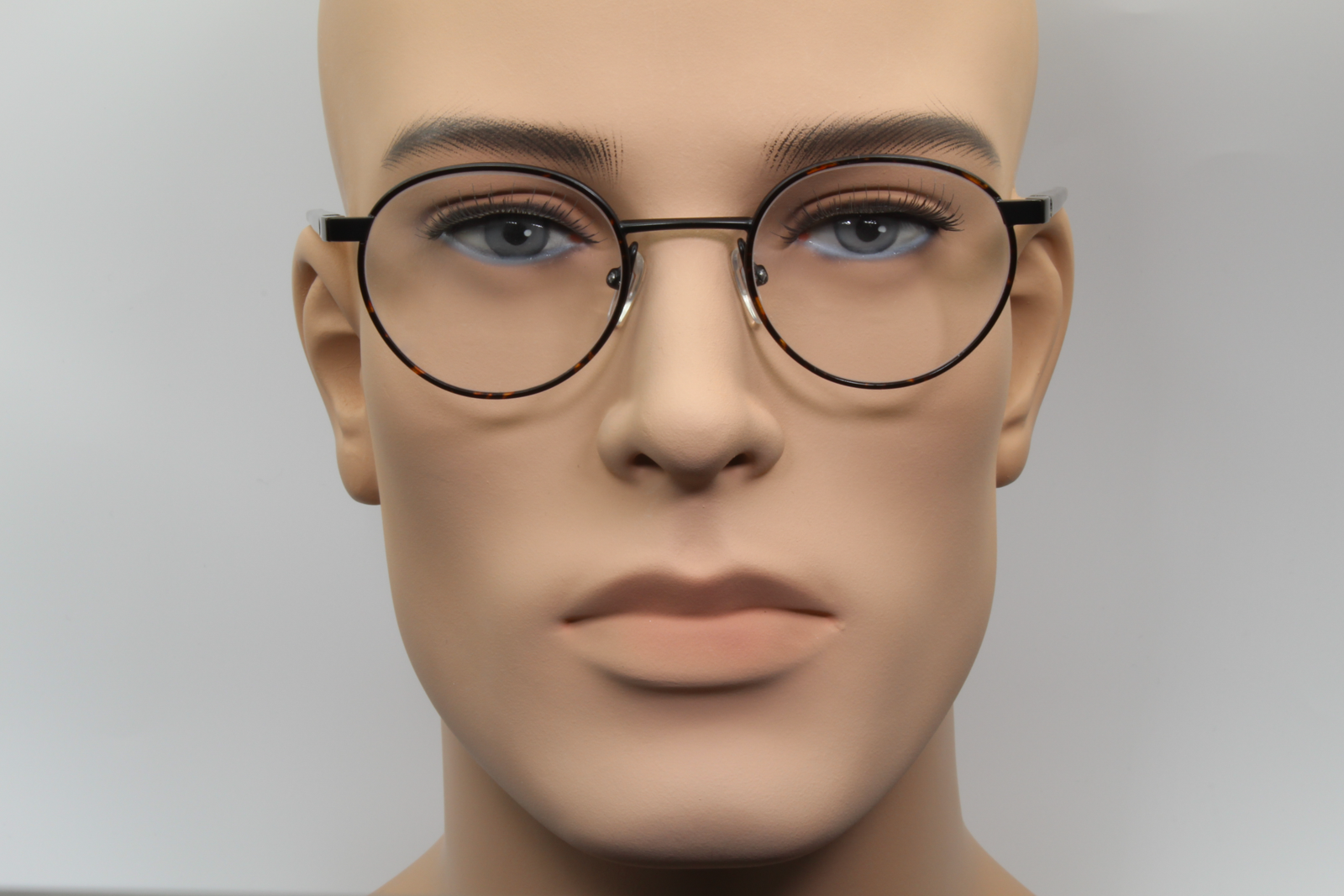 STARCK SH2026J  Male Round Glasses Frame Dark Havana, Tortoise 48mm