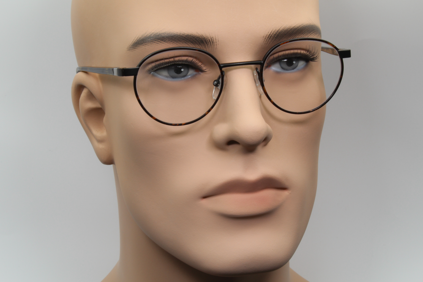 STARCK SH2026J  Male Round Glasses Frame Dark Havana, Tortoise 48mm