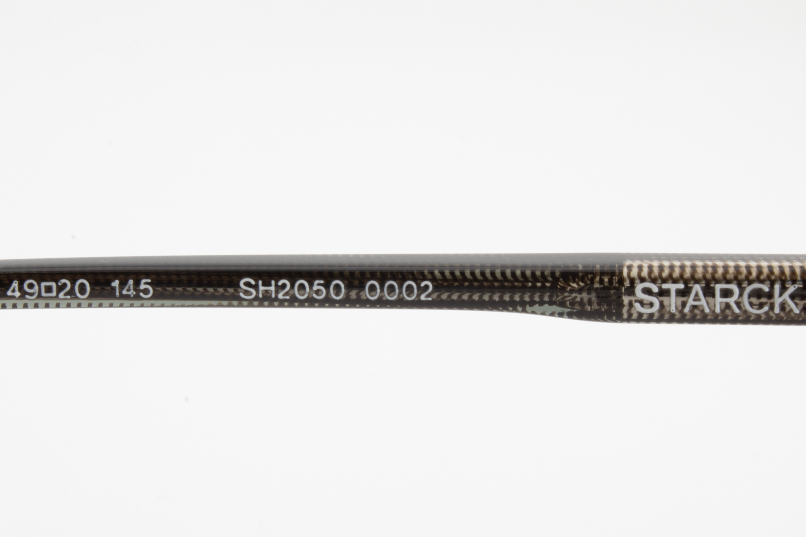 STARCK SH2050  Male Round Glasses Frame Matte Gunmetal 49mm