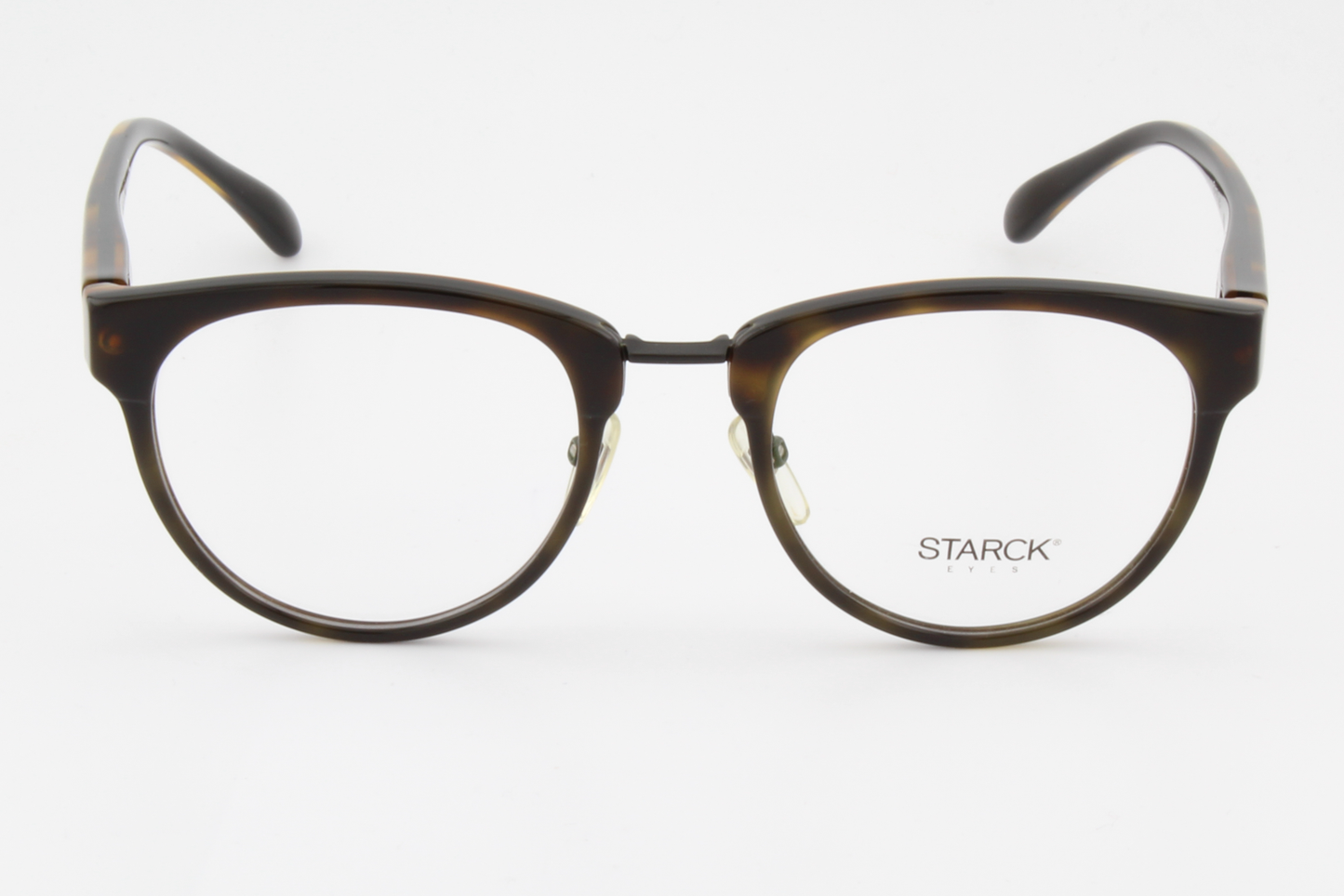 STARCK SH3043  Male Round Glasses Frame Havanna Black 51mm