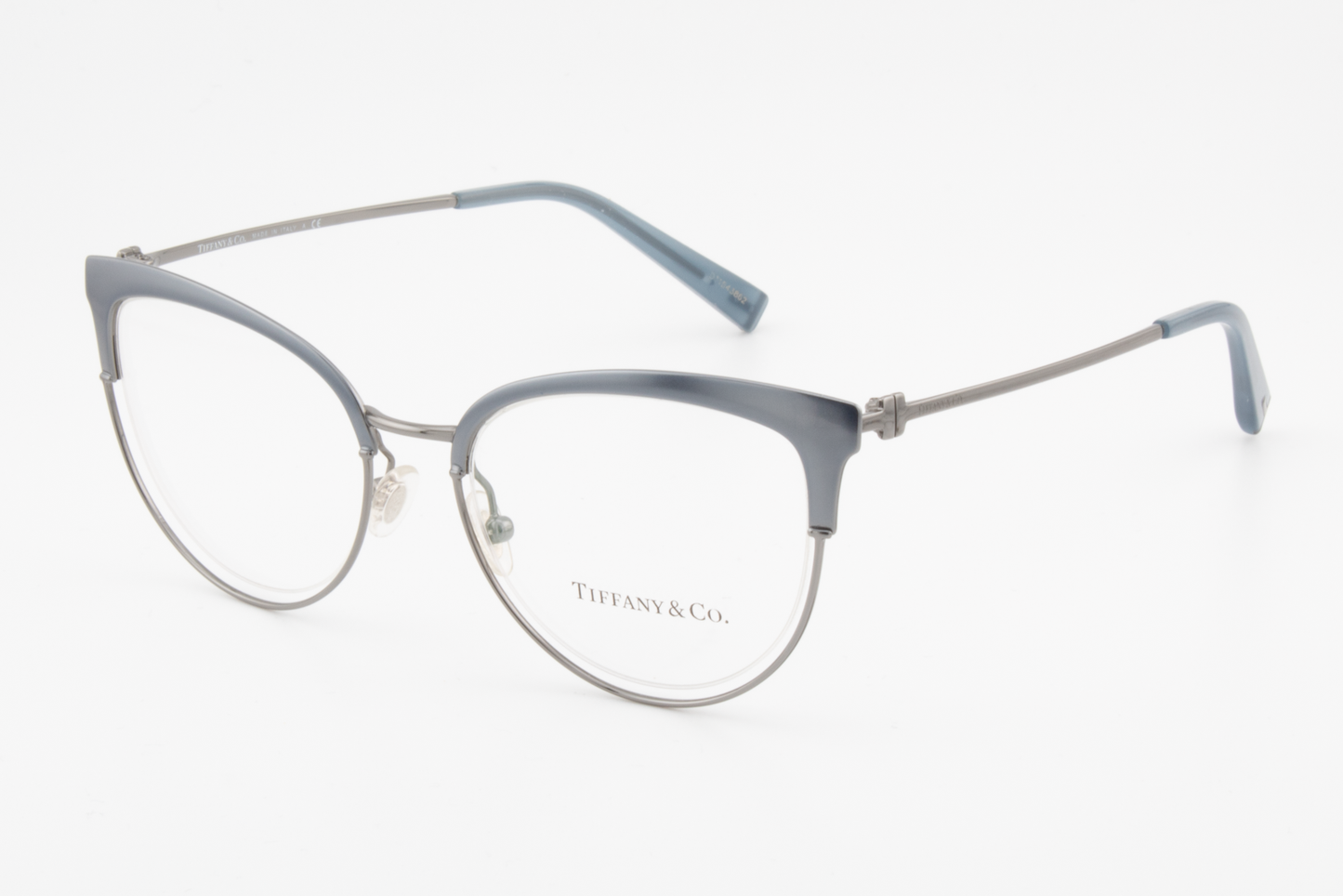 Tiffany & Co TF1132  Female Cat Eye Glasses Frame Matte Blue 51mm