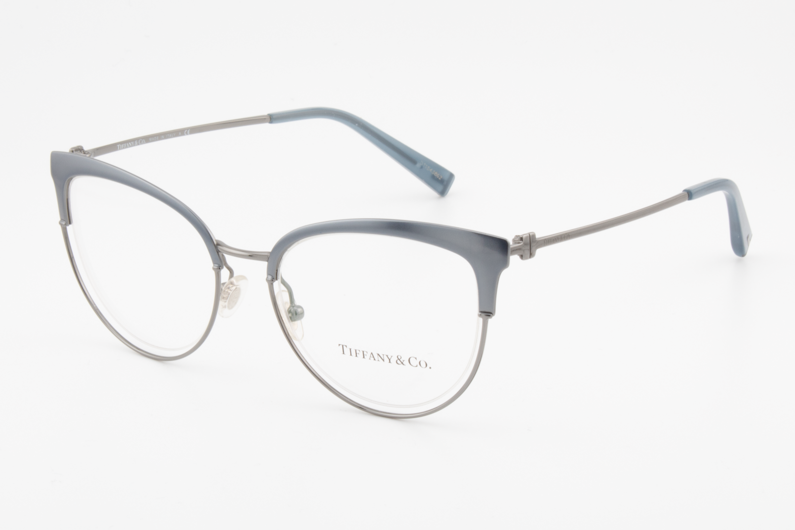 Tiffany & Co TF1132  Female Cat Eye Glasses Frame Matte Blue 51mm